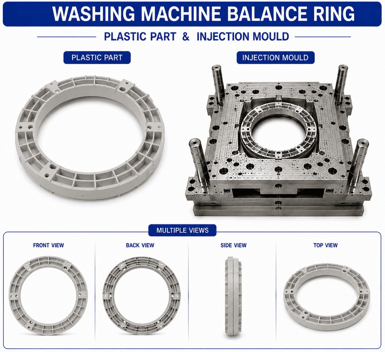 Washing Machine Plastic Balance Ring